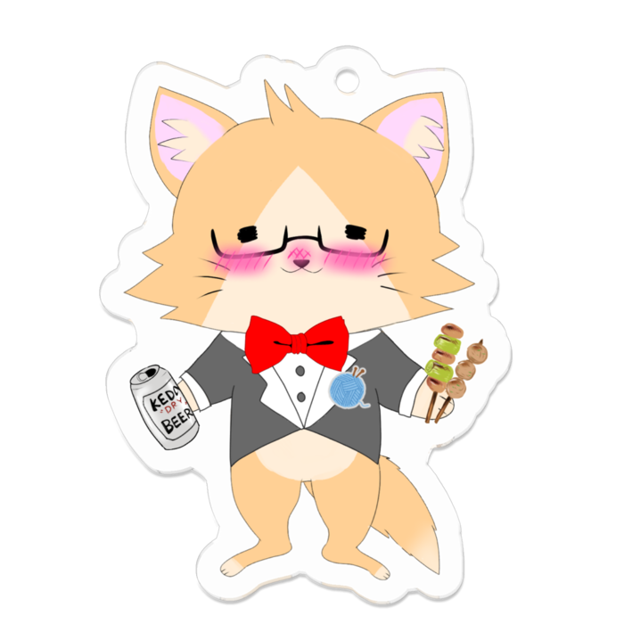 アクリルキーホルダー - 50 x 50 (mm)