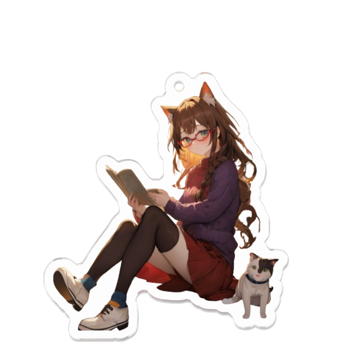 アクリルキーホルダー - 70 x 70 (mm)