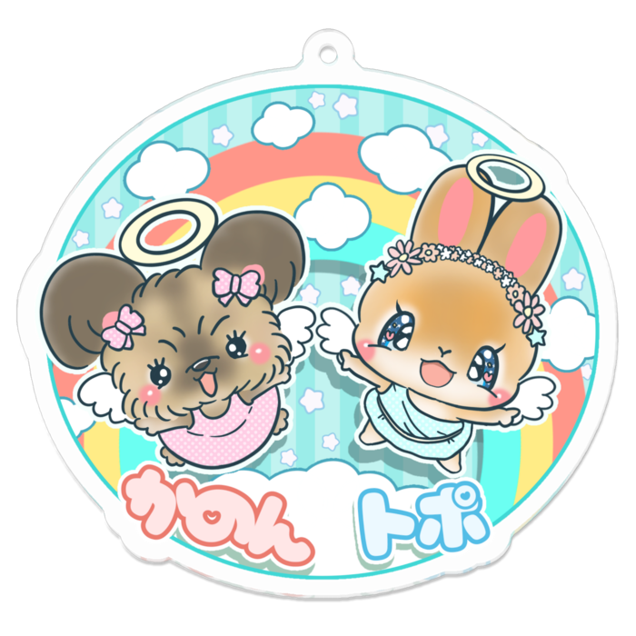 アクリルキーホルダー - 70 x 70 (mm)