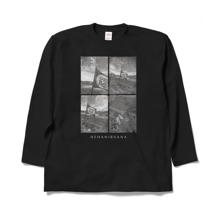 NEHAN FLAG LONG TEE / BLACK / XL