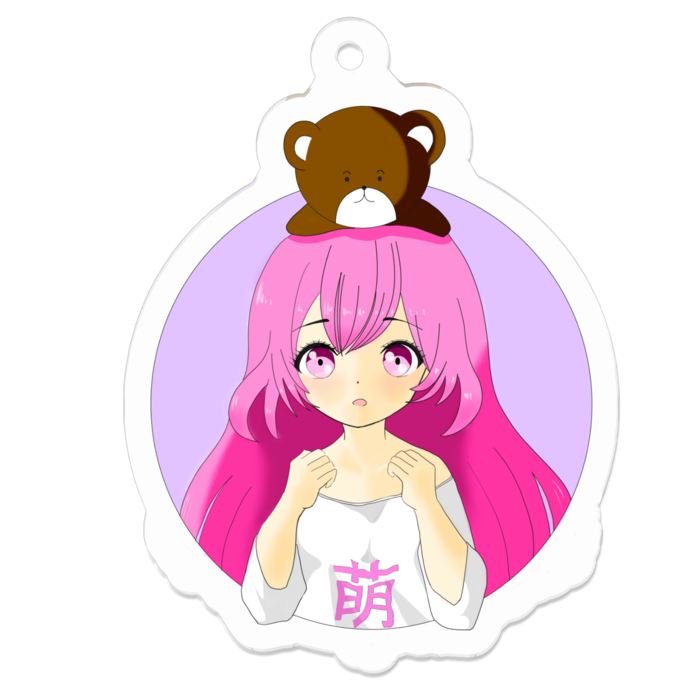 アクリルキーホルダー - 50 x 50 (mm)