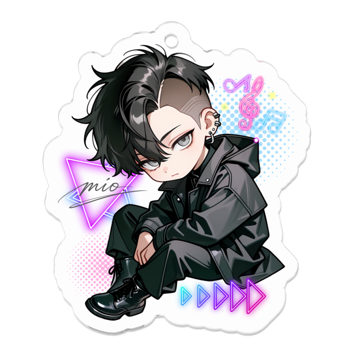 アクリルキーホルダーA