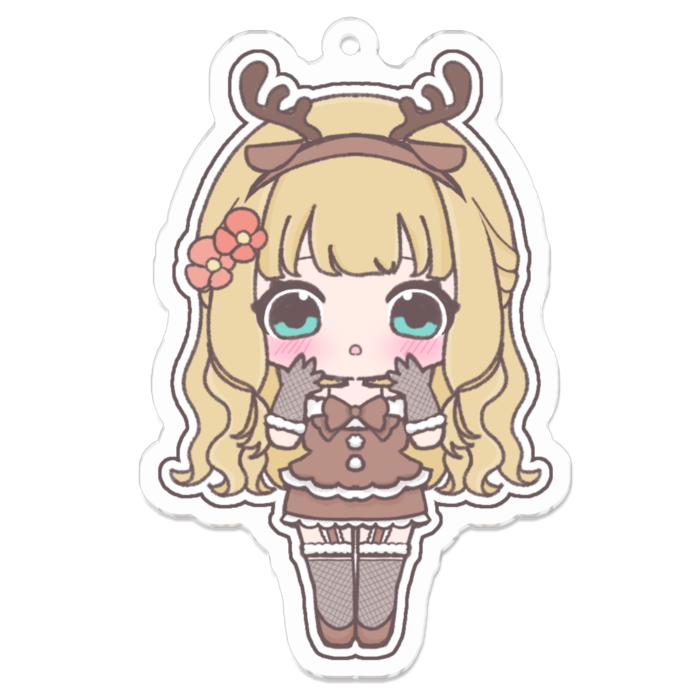 アクリルキーホルダー - 70 x 70 (mm)