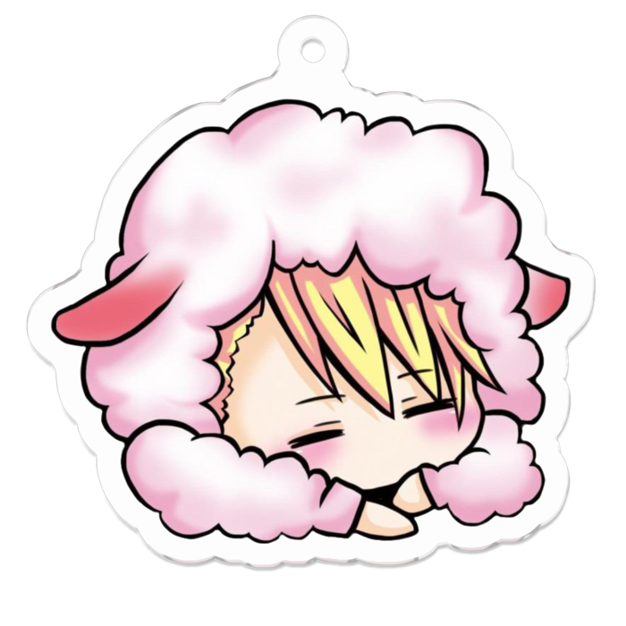 アクリルキーホルダー - 50 x 50 (mm)