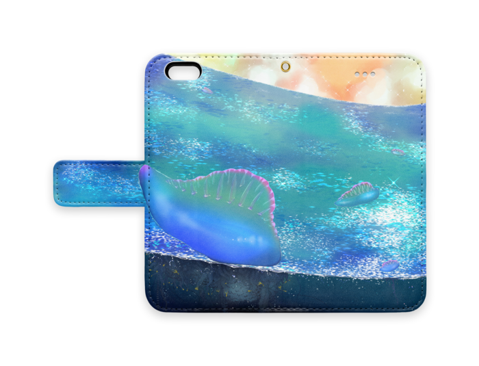 手帳型iPhoneケース - iPhone 6 / 6s - ストラップ穴 あり