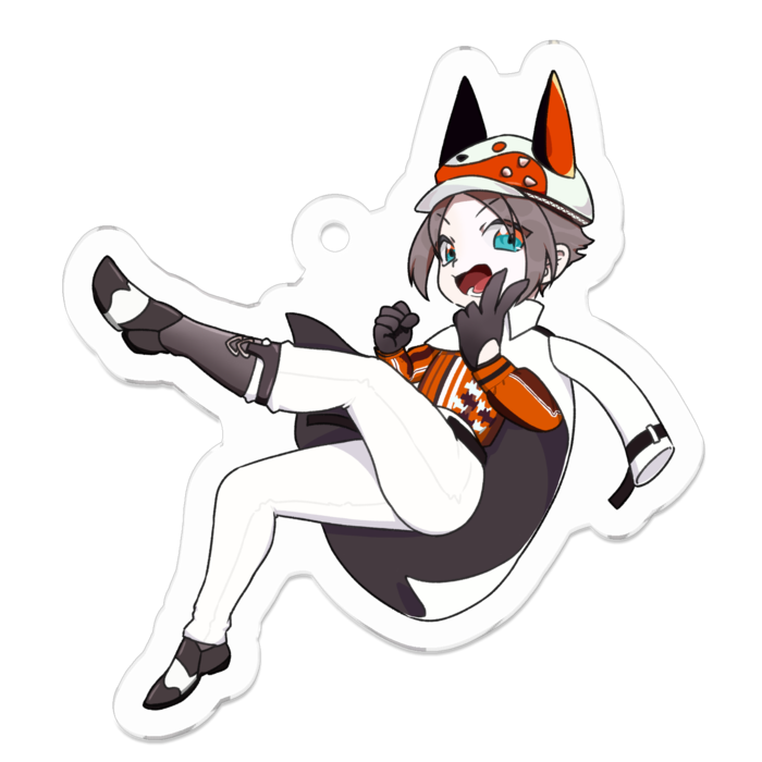 アクリルキーホルダー（コーティング） - 50 x 50 (mm)