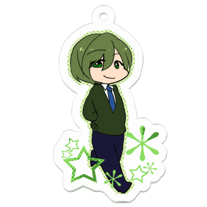 アクリルキーホルダー - 50 x 50 (mm)