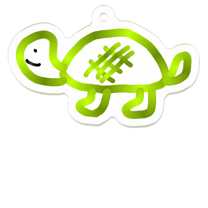 アクリルキーホルダー(コーティング) - 50 x 50 (mm)
