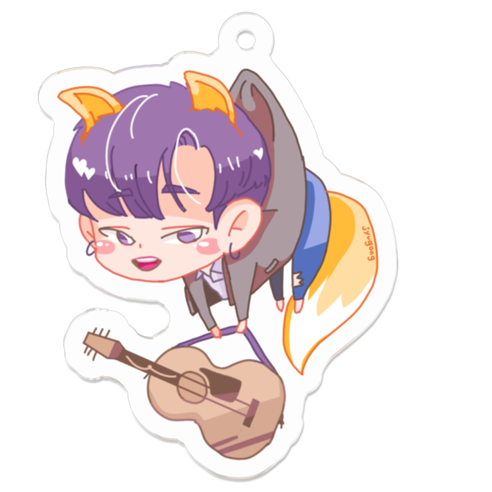 アクリルキーホルダー - 50 x 50 (mm)