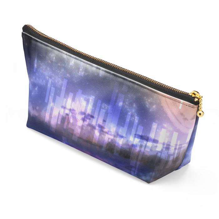 ポーチ - 長さ21.5cm / 高さ10cm - ブラック