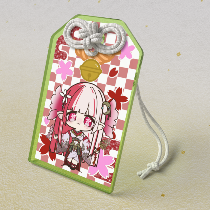 アクリルお守り(ライトグリーンver.)