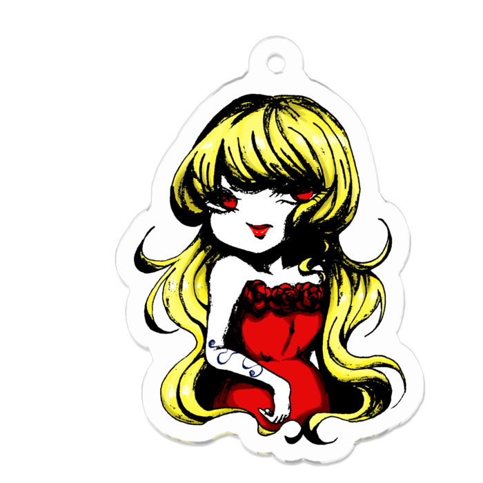 アクリルキーホルダー - 50 x 50 (mm)