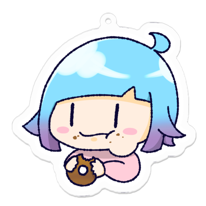 アクリルキーホルダーMサイズ - 70 x 70 (mm)