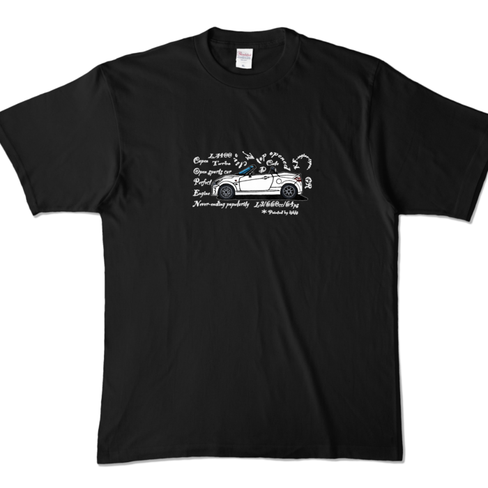 カラーTシャツ - XL - ブラック (濃色)