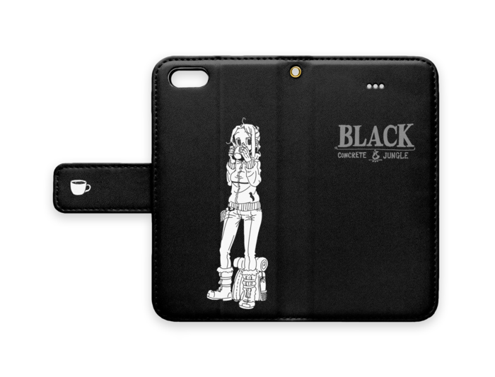 手帳型iPhoneケース - iPhone 5 / SE - ストラップ穴 あり