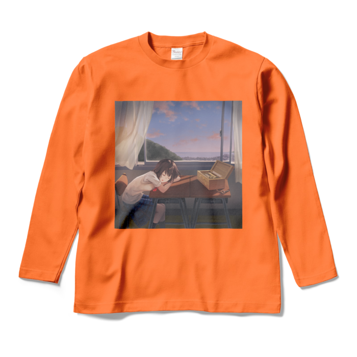 ロングスリーブTシャツ - M - オレンジ