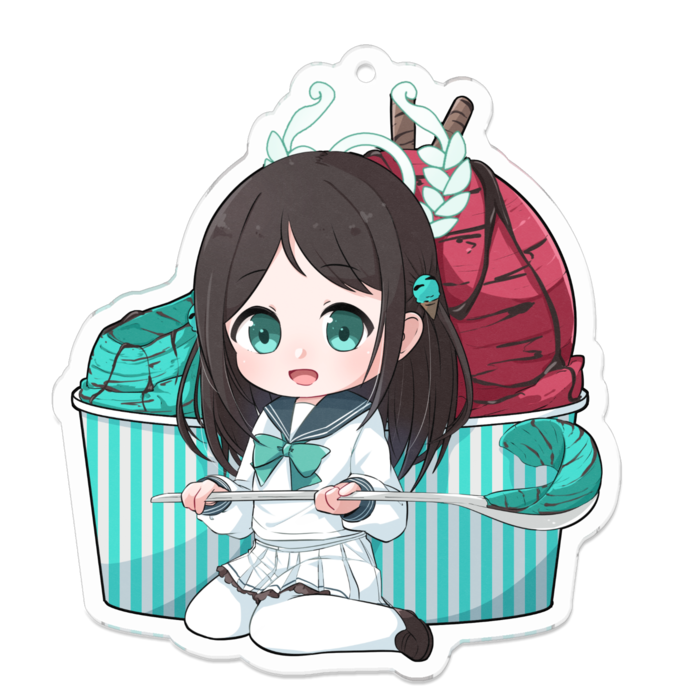 アクリルキーホルダー - 70 x 70 (mm)