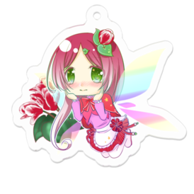シクラメンアクリルキーホルダー シクラメンつき Sikabaneshop Booth