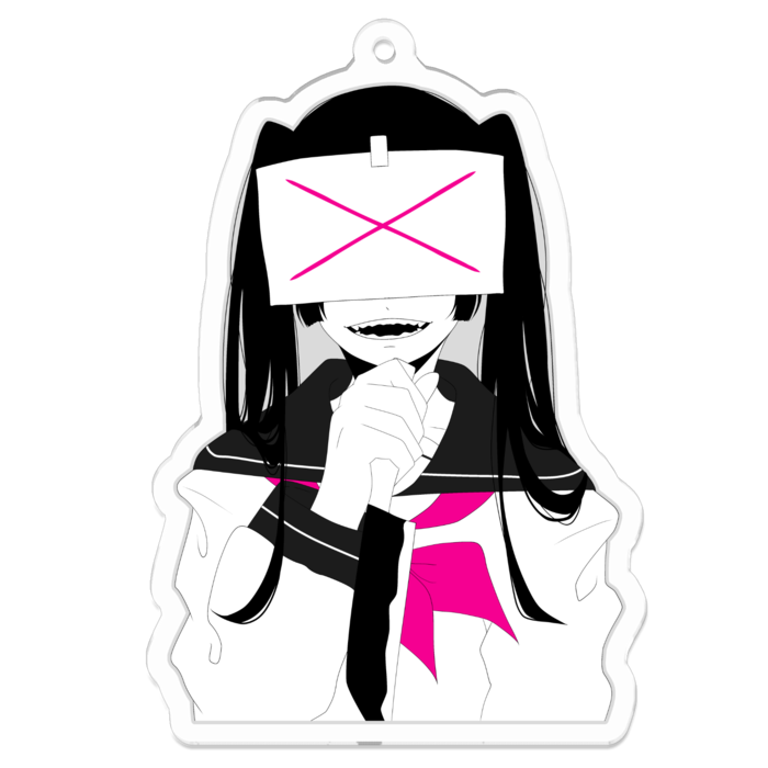 アクリルキーホルダー（コーティング） - 70 x 70 (mm)