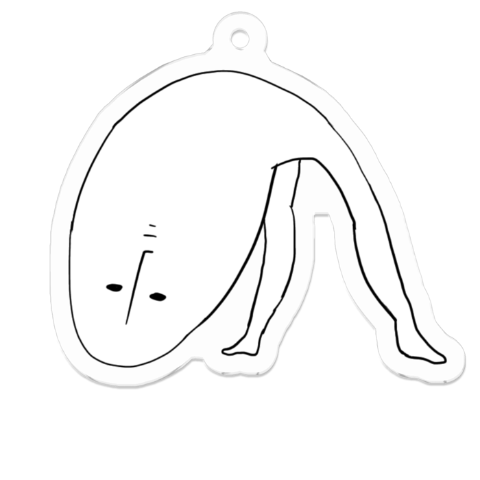 アクリルキーホルダー - 50 x 50 (mm)