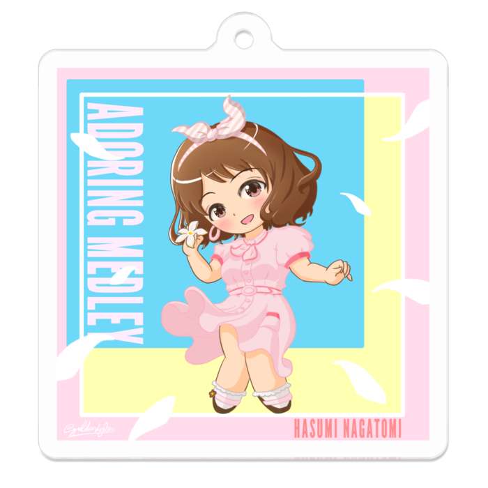 アクリルキーホルダー - 50 x 50 (mm)