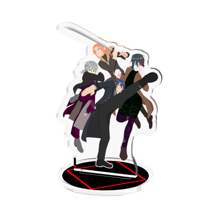 東京四凶自陣アクリルフィギュア - 70x70mm