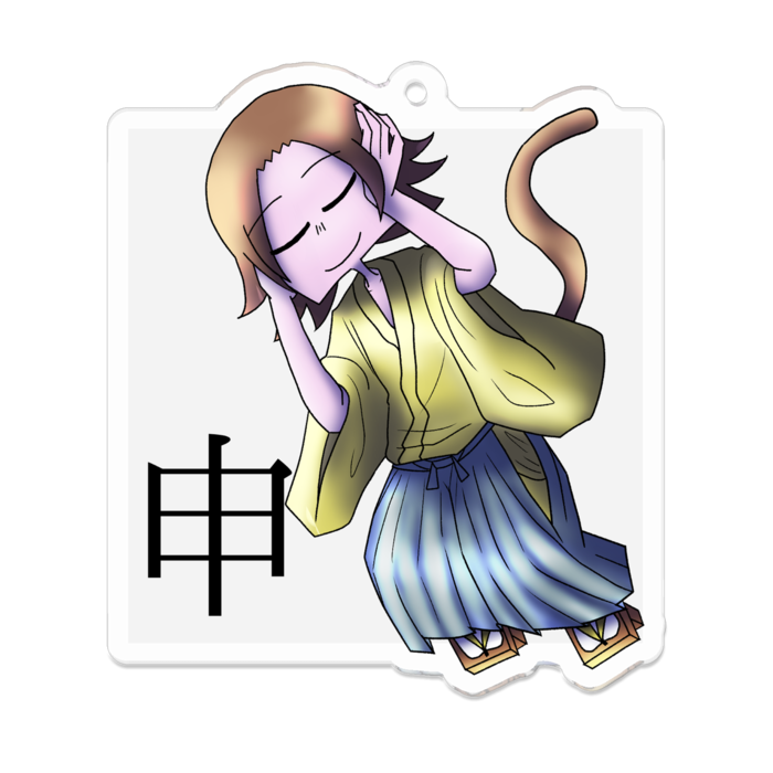 アクリルキーホルダー - 70 x 70 (mm)