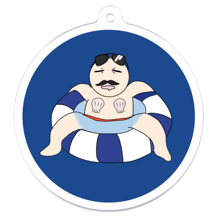 アクリルキーホルダー - 50 x 50 (mm)