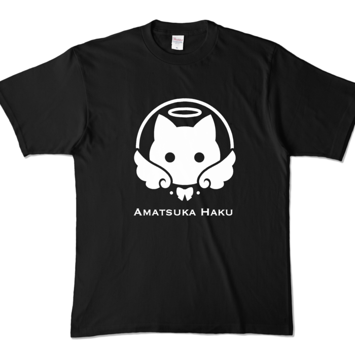 はくの黒Tシャツ - XLsize -