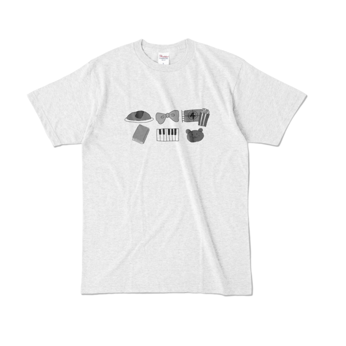 カラーTシャツ - L - アッシュ (淡色)(1)