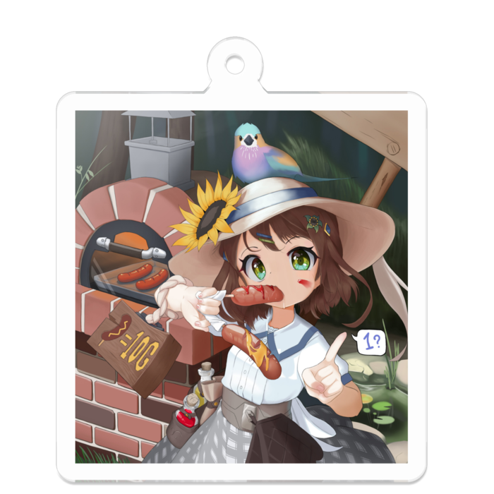 アクリルキーホルダー - 50 x 50 (mm)