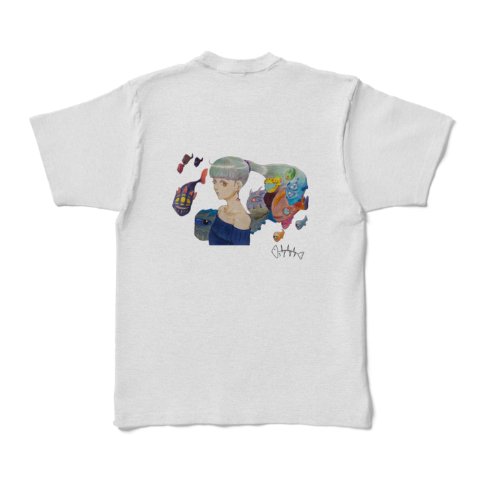カラーTシャツ - XL - アッシュ (淡色)