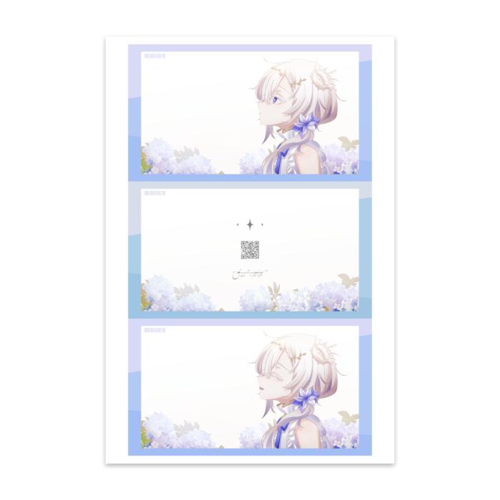 ポストカード(10枚セット) - ヴァンヌーボVGスノーホワイト195kg