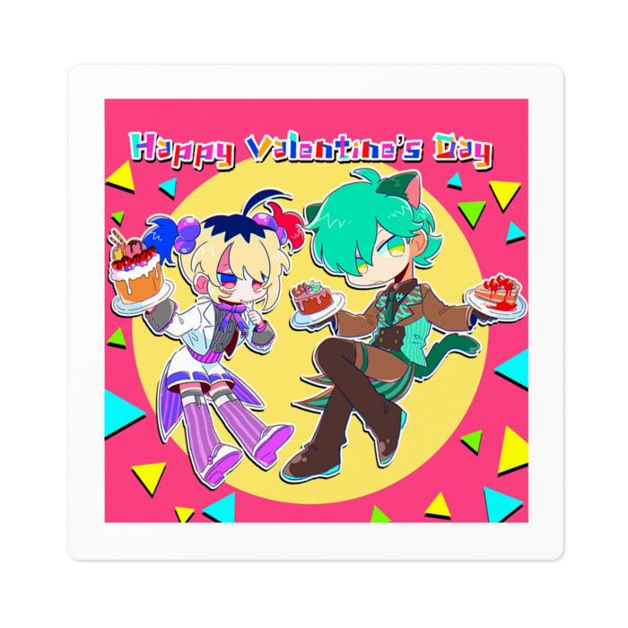 ステッカー - 100 x 100 (mm)