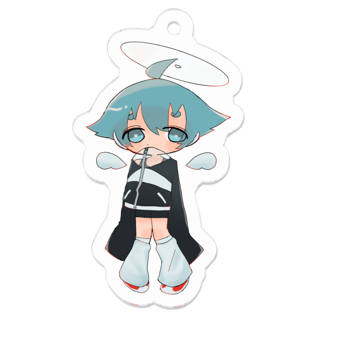 アクリルキーホルダー - 50 x 50 (mm)