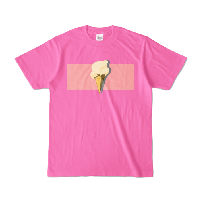 カラーTシャツ - S - ピンク (濃色)