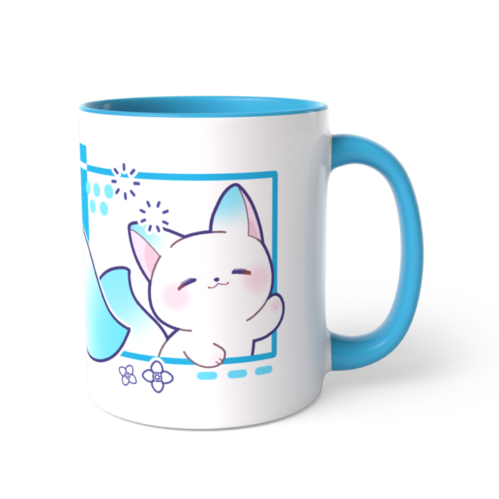 ツートンカラーマグカップ - 直径 8.2cm / 高さ 9.5cm
