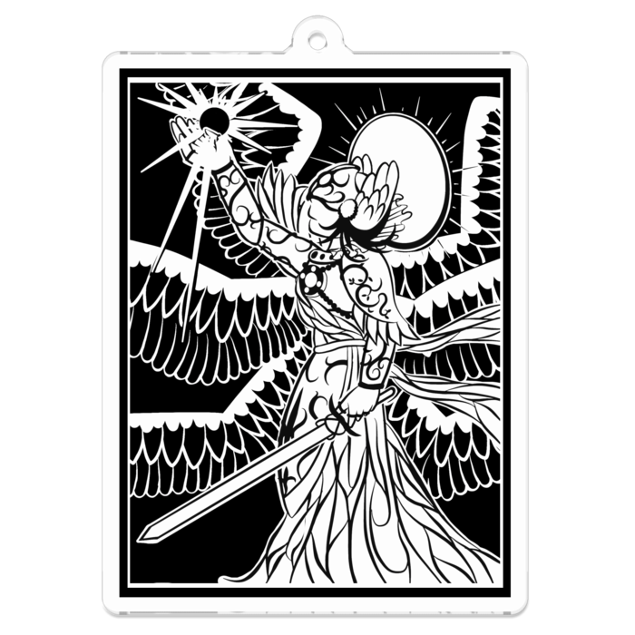 アクリルキーホルダー - 70 x 70 (mm)