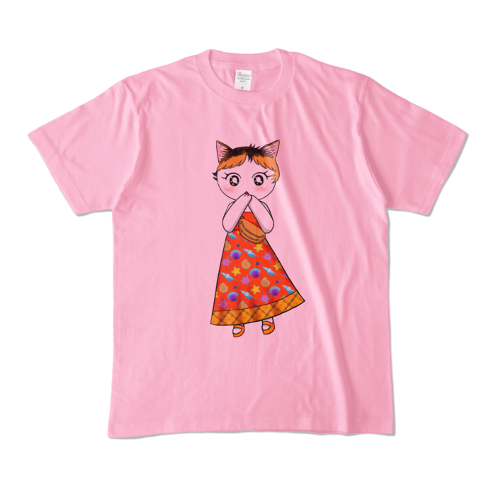 カラーTシャツ - M - ピーチ (淡色)
