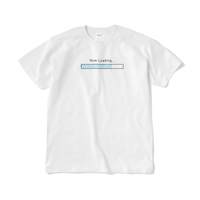 Now Loading（ブルー）Tシャツ - XL - ホワイト