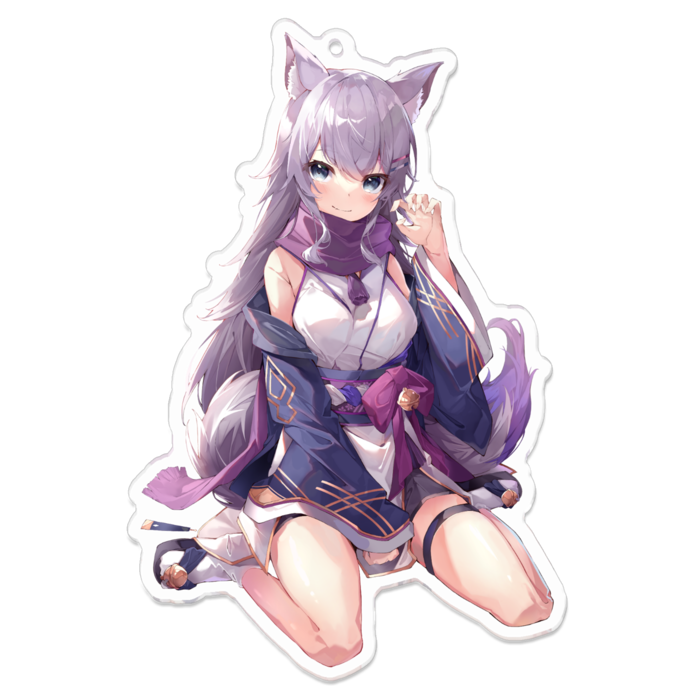 アクリルキーホルダー - 100 x 100 (mm)