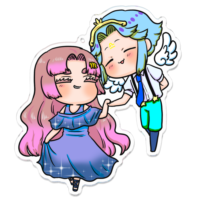 アクリルキーホルダー - 100 x 100 (mm)