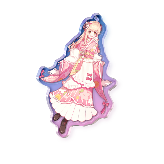 ひつじ大正浪漫衣装② - 70 × 70mm