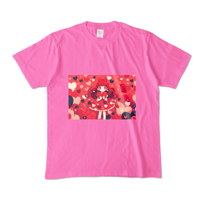 カラーTシャツ - M - ピンク (濃色)