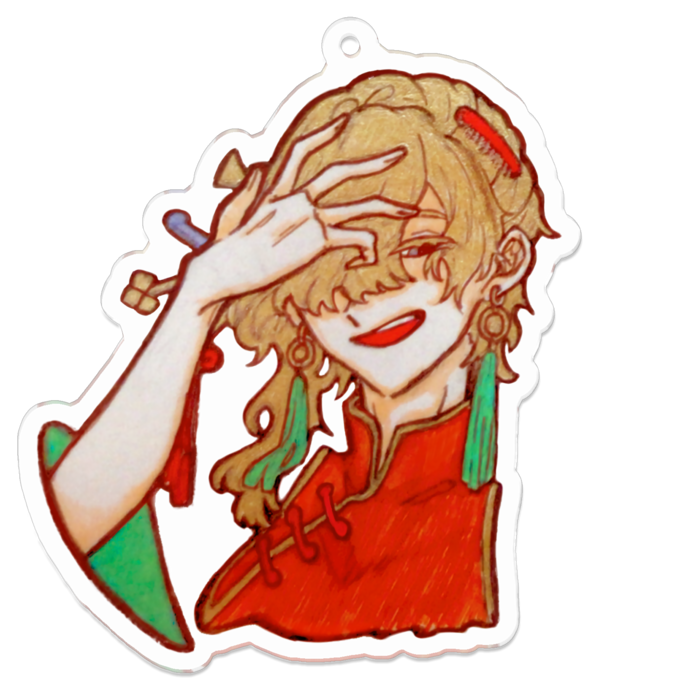 アクリルキーホルダー - 70 x 70 (mm)