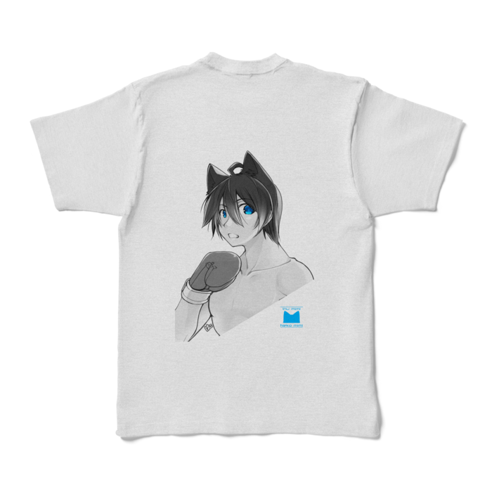 背面プリント：XL - アッシュ