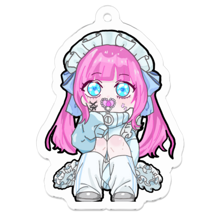 アクリルキーホルダー - 50 x 50 (mm)