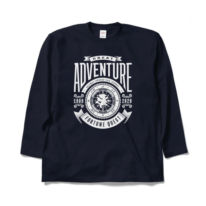 ロングスリーブTシャツ - XL - ネイビー