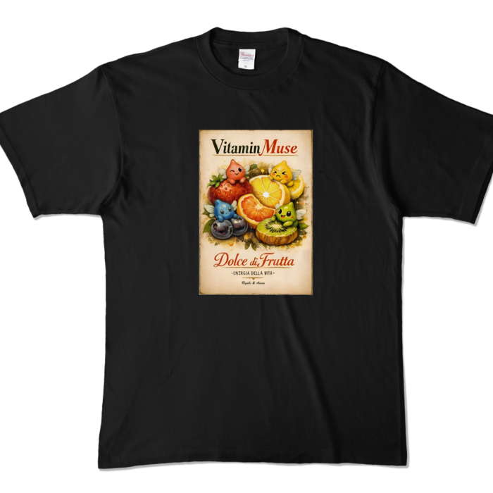 カラーTシャツ - XL - ブラック (濃色)