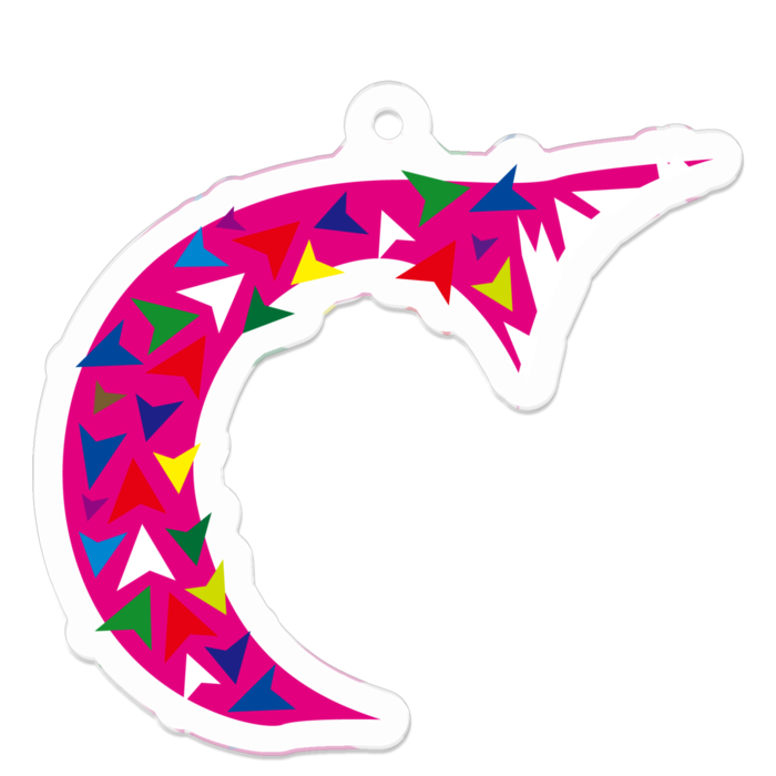 アクリルキーホルダー - 50 x 50 (mm)